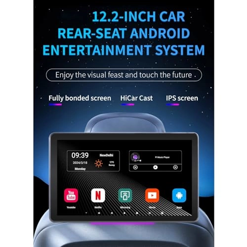 Headrest TV - 12.2 Inch