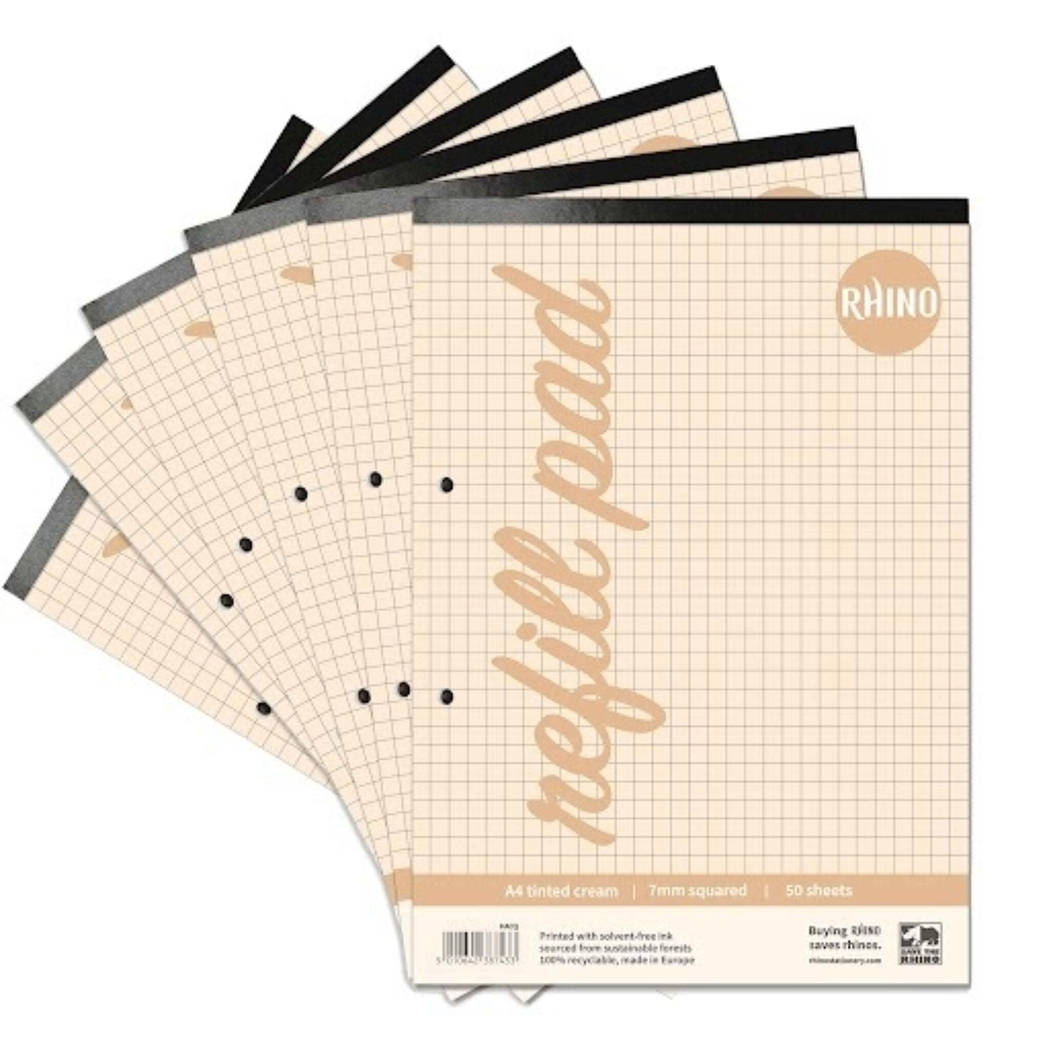 Victor Stationery Refill Pad A4 Softcover - Grid 50 Sheets