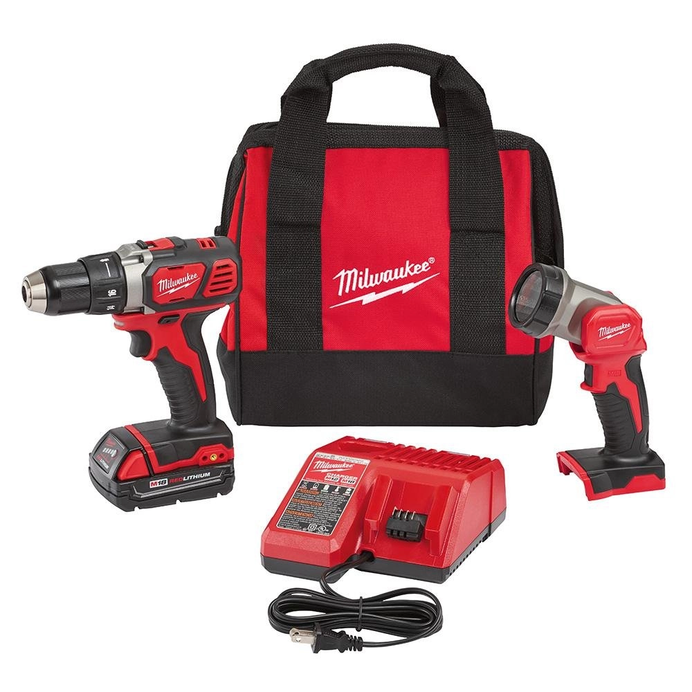 Milwaukee 2606-21L - M18 1/2" Drill + LED Light