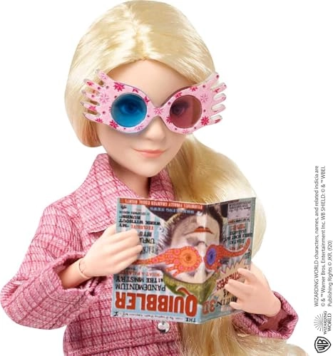 Luna Lovegood Collectible Doll - Approx. 25 cm Spectrespecs Quibbler Wand Ages 6+