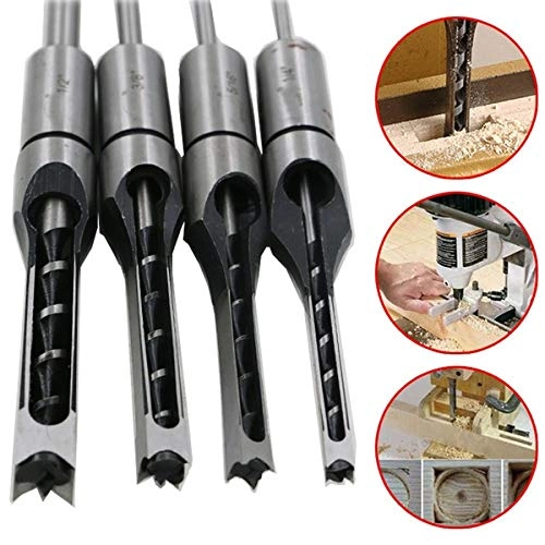 Square Hole Drill Bit - 45# Steel 1pc 6.4/8/9.5/12.7mm