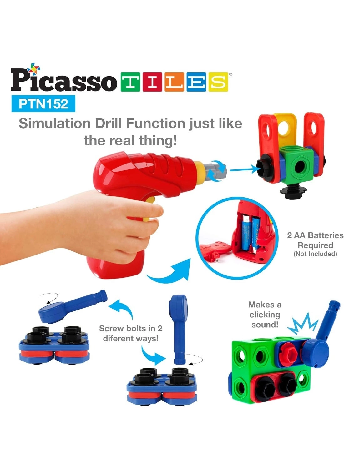 Engineering Construction Building Set - 152 pcs