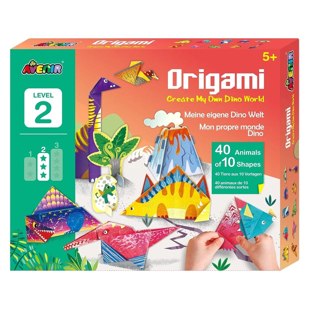 Avenir Origami - Create My Own Dino World Kit - 40 piece(s)