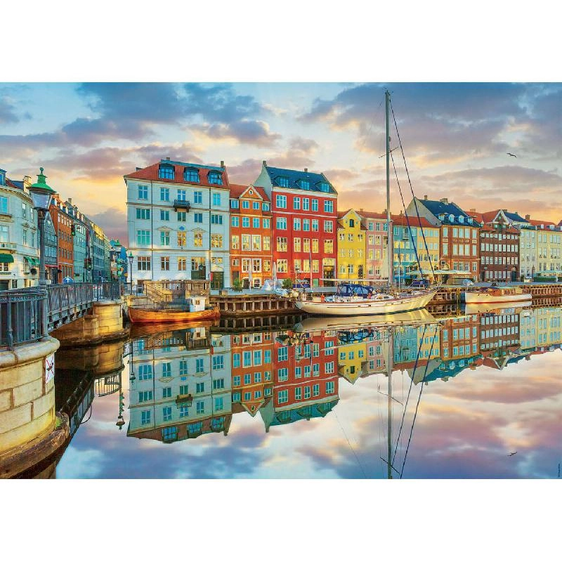 Sunset at Copenhagen Harbour Puzzle (19278) - 2000 pcs