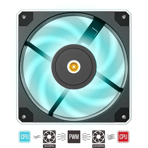 Metal 120 PWM - High Performance Quiet Cooling Fan 4-Pin