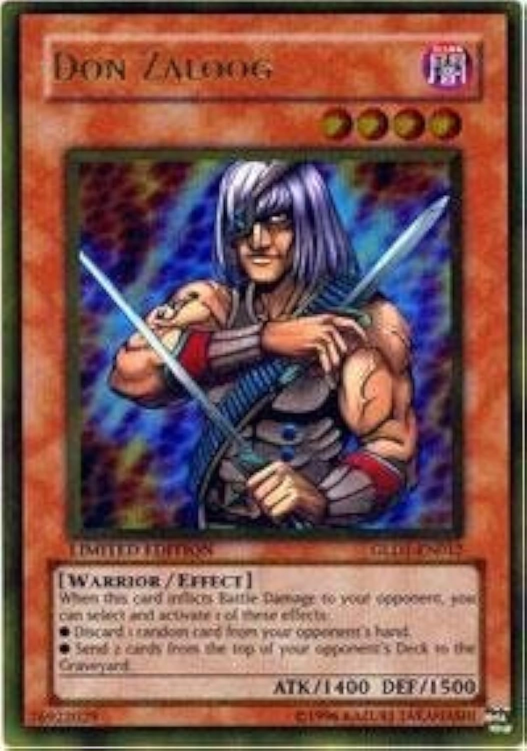 Yu-Gi-Oh! Don Zaloog GLD1-EN012 - English