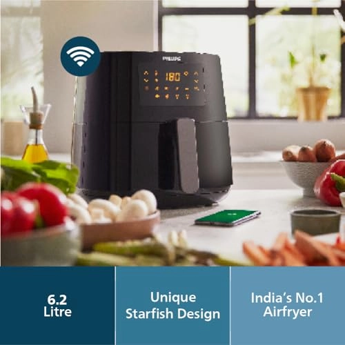 Essential Air fryer XL HD9280/91 - NutriU App compatibility Rapid Air Technology