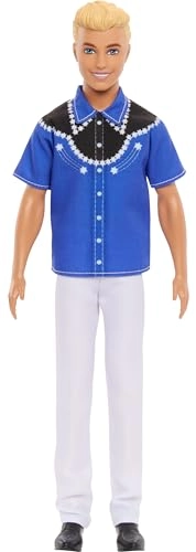 Barbie Fashionistas 65th Anniversary Western Look Ken Doll - 29.21 cm Blonde Ages 3+