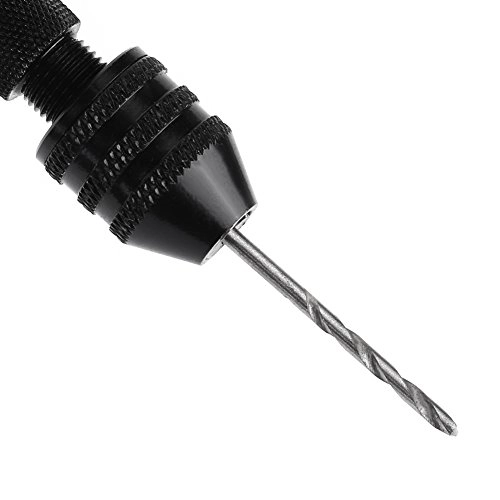 Hand Twist Drill - 0.3-3.6mm Chuck 10 High Speed Steel Bits