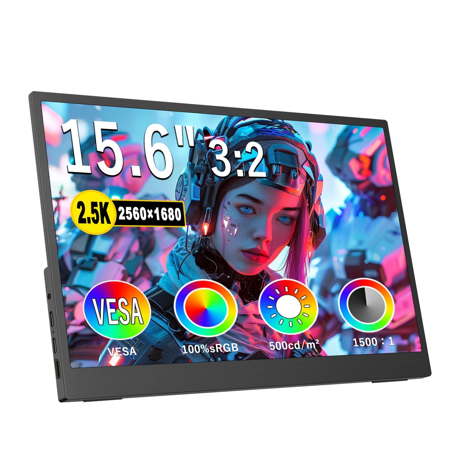 Topmonitor P15.6/2.5K - 15.6 Inches 2560 x 1680