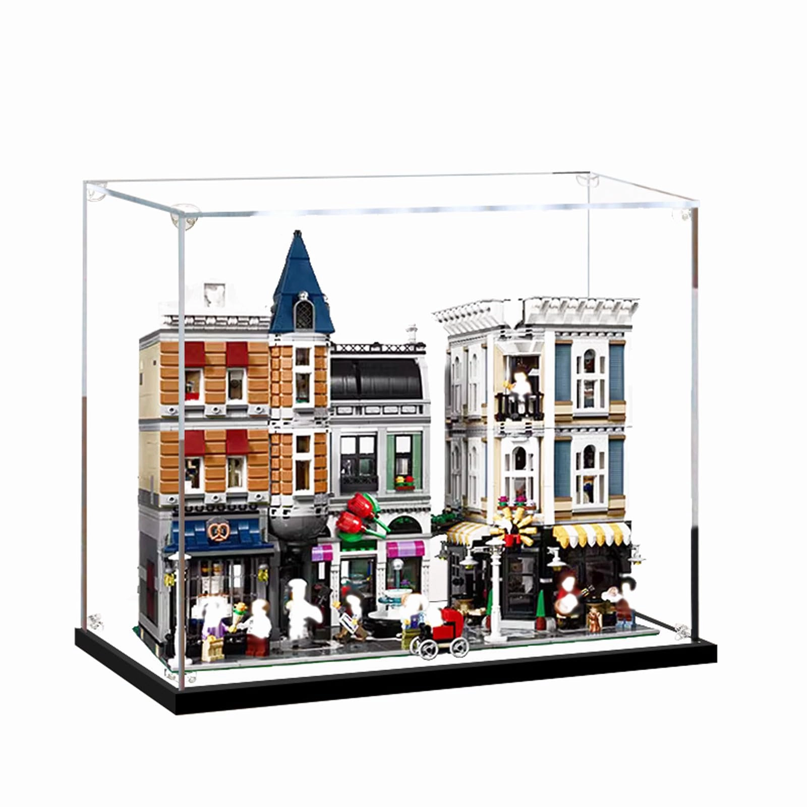 TIANQING Acrylic display case - 40 x 30 x 40 cm 2MM (with Mirror)