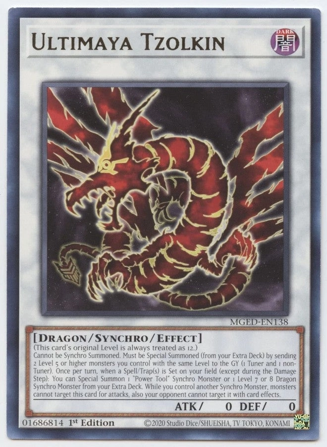 Yu-Gi-Oh! Ultimaya Tzolkin - MGED-EN138 - 1st Edition
