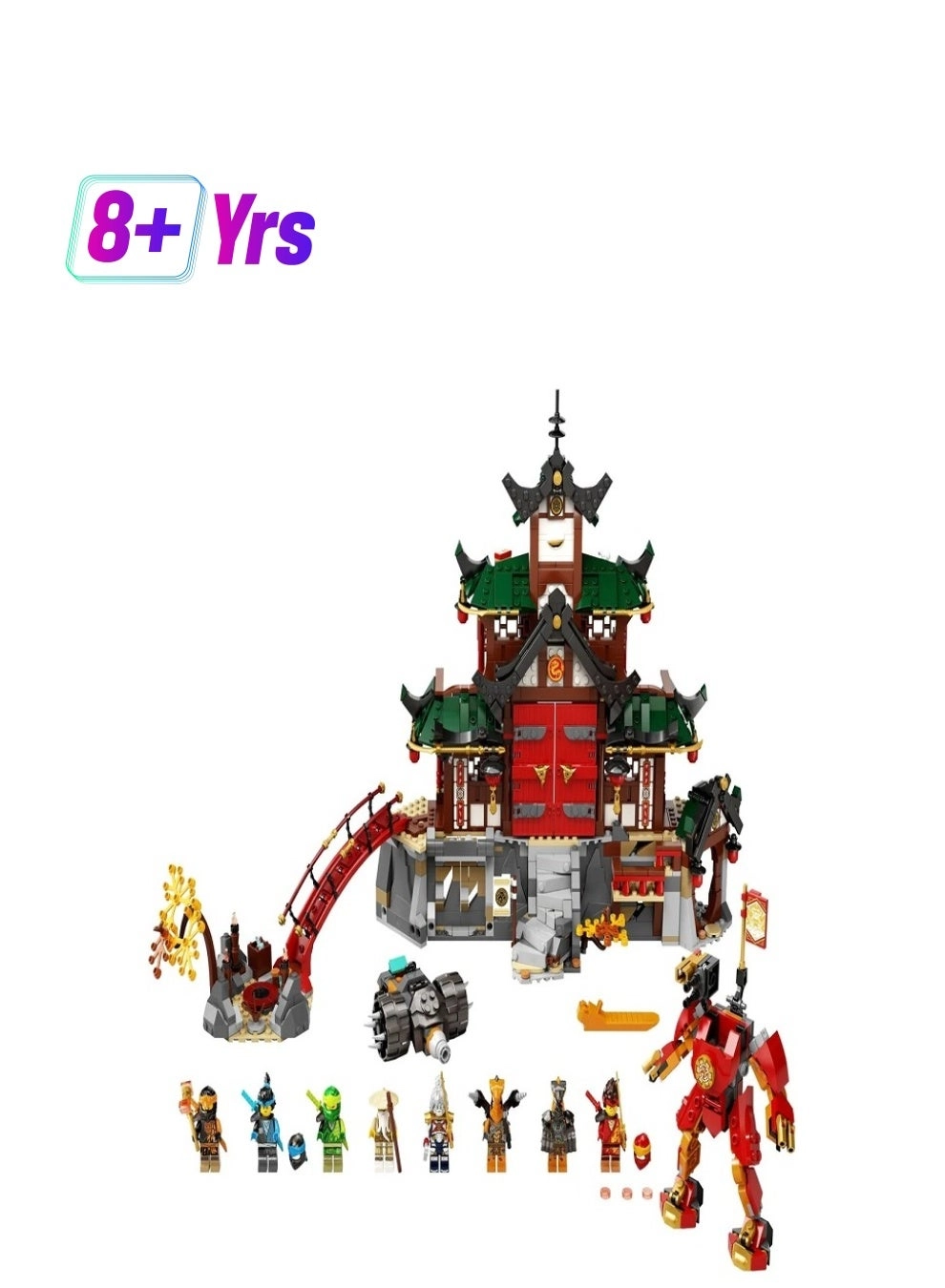LEGO Ninja Dojo Temple - Ninjago 3036.0 pcs