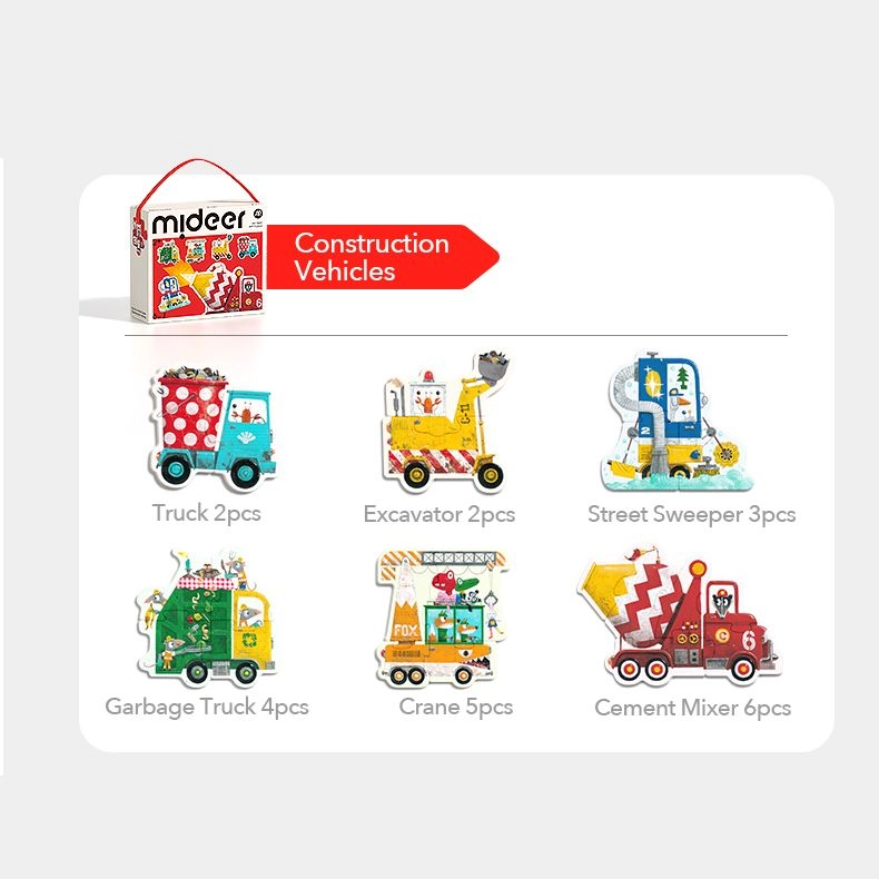 My First Puzzle - 2 years+ 2 to 6 pieces