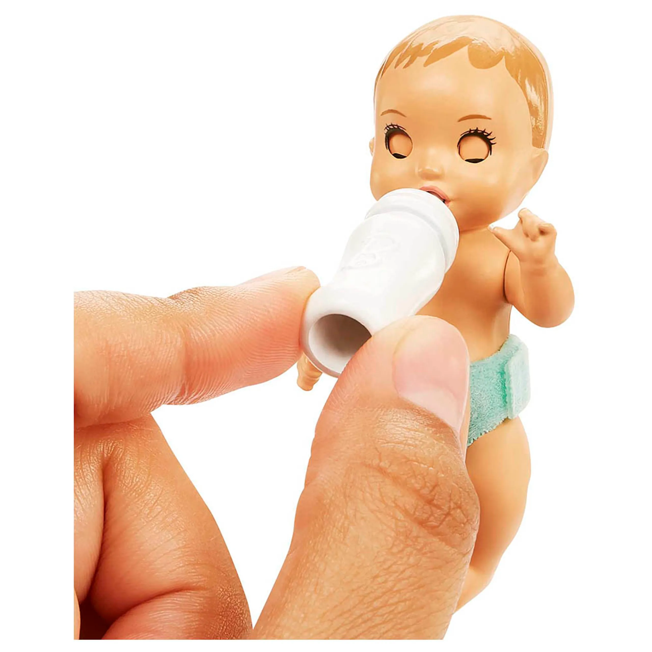 Skipper Babysitters Inc. Playset - Crib with mobile Baby doll with sleepy eyes