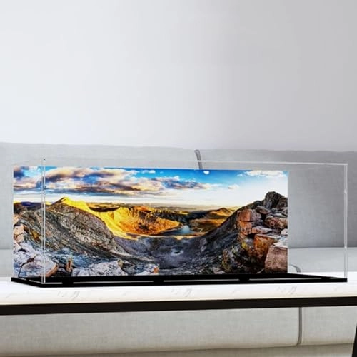 Acrylic Display Box - 28.7 x 12.2 x 10.6 inches Assembled Dustproof