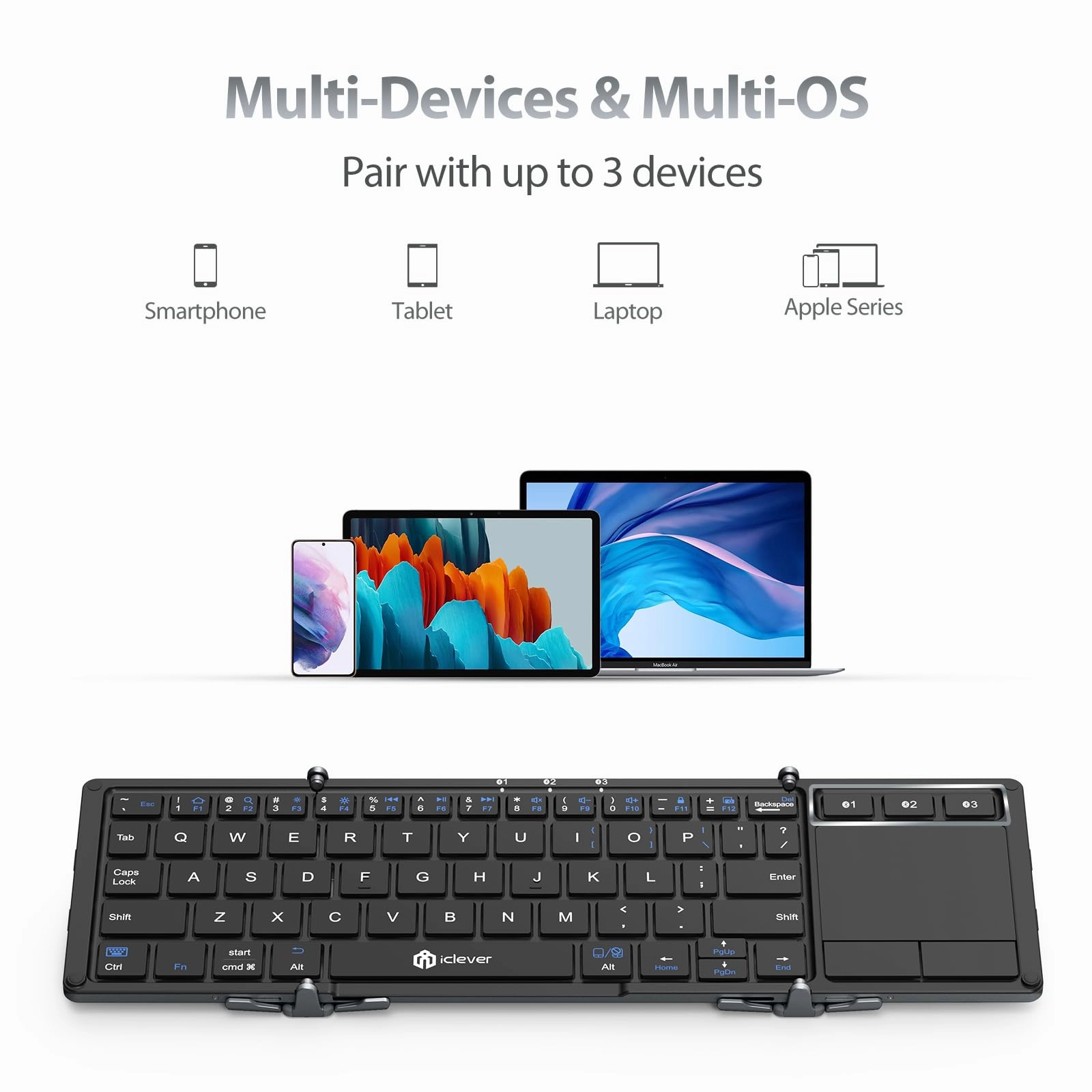 IC-BK08 - QWERTY Bluetooth