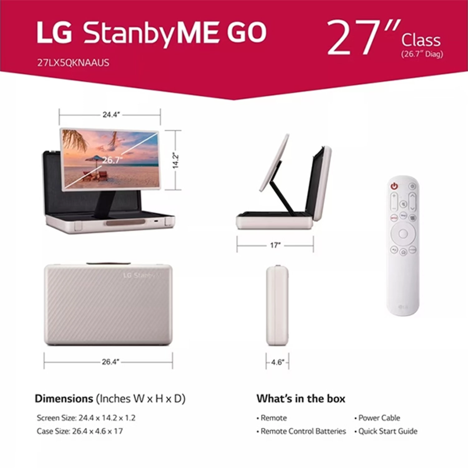 27LX5QKNA-AMA - 27 Inches