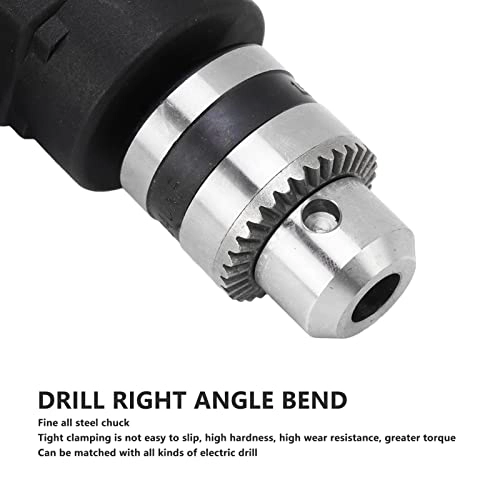 90 Degree Right Angle Drill Attachment - Adjustable Angle Steel