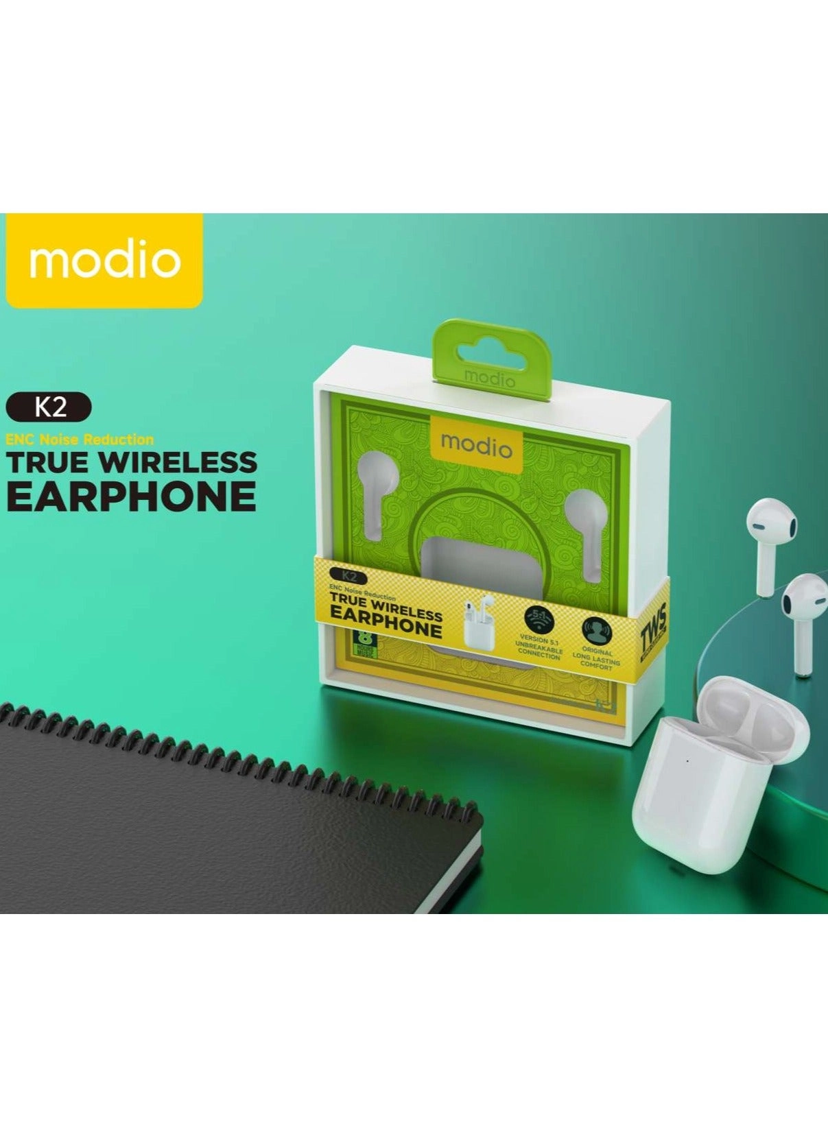 K2 True Wireless Earphones Wireless Earbud