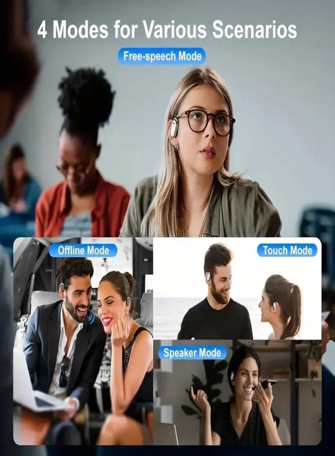 AI Real-Time Translation Headphones - Wireless Headphone