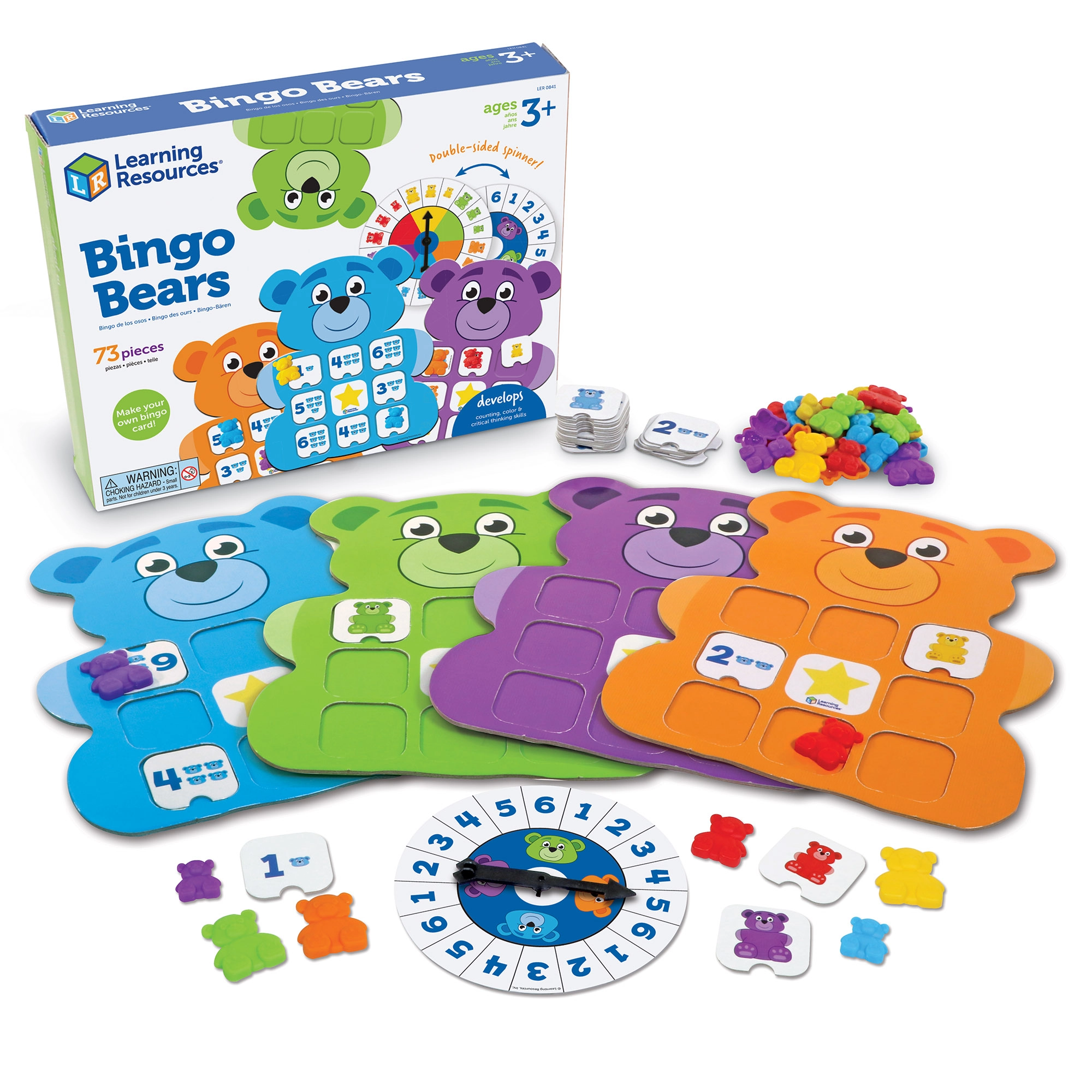 Learning Resources Bingo Bears Game Set - 3 years & above 36 pieces