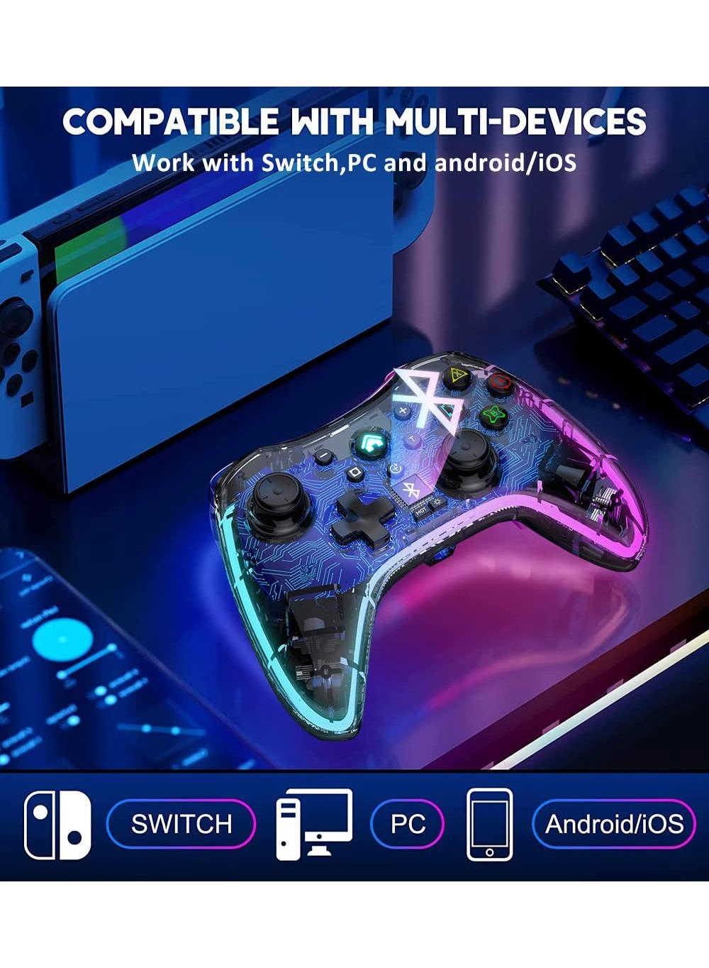 Wireless Pro Controller - Black Nintendo Switch Lite OLED