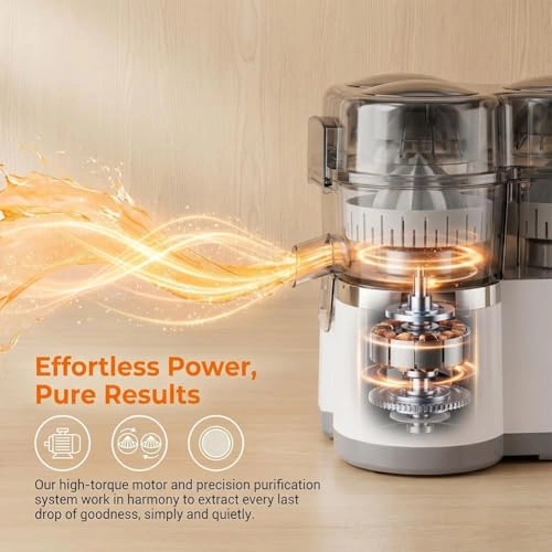 Dual Head Electric Citrus Juicer - 150W ≤400mL