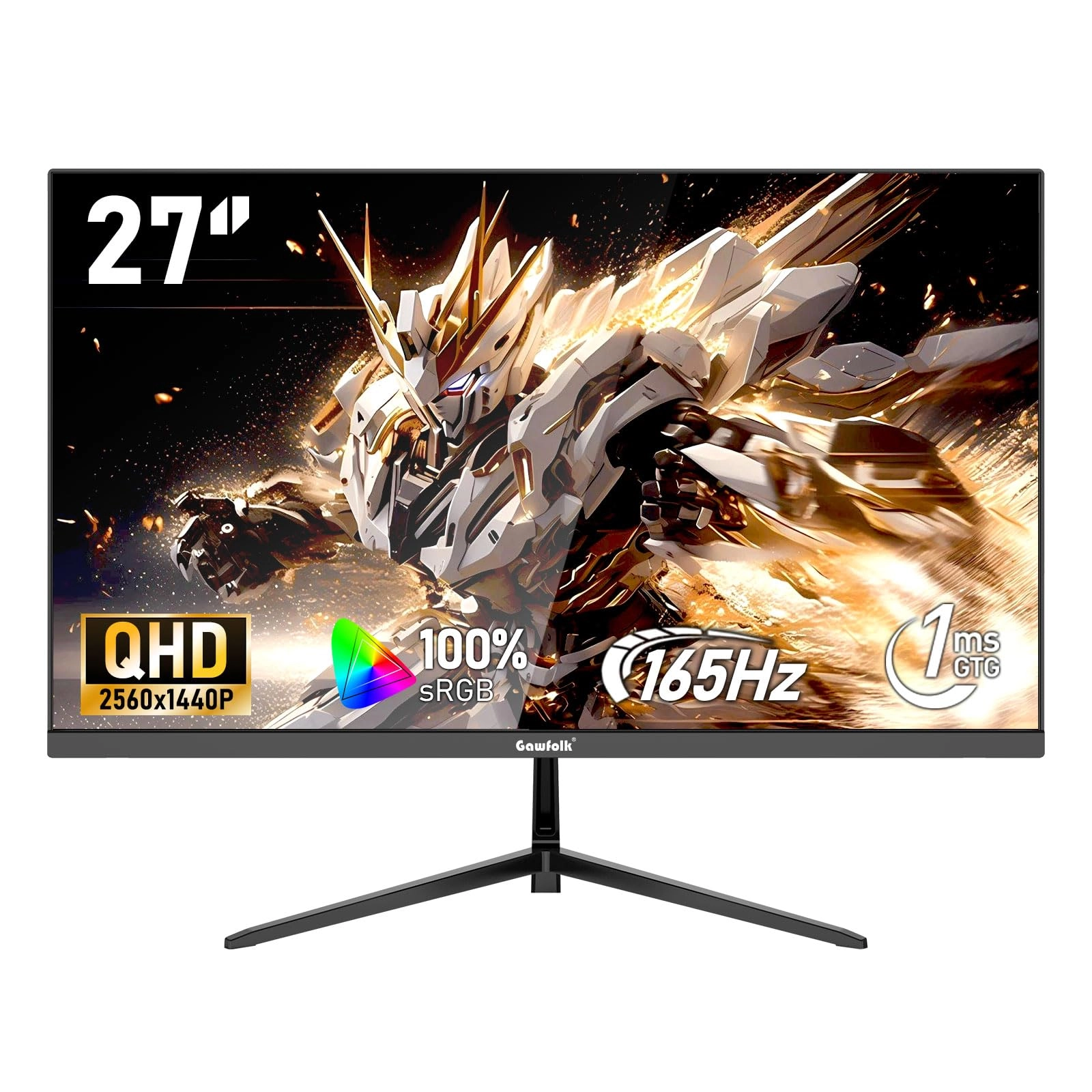 Gawfolk GF270L - 27 Inches 2560 x 1440 Pixels