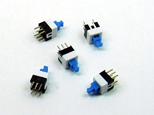 POPESQ Mini Latching Switch - 5 pcs 7mm x 7mm 25V/0.5A