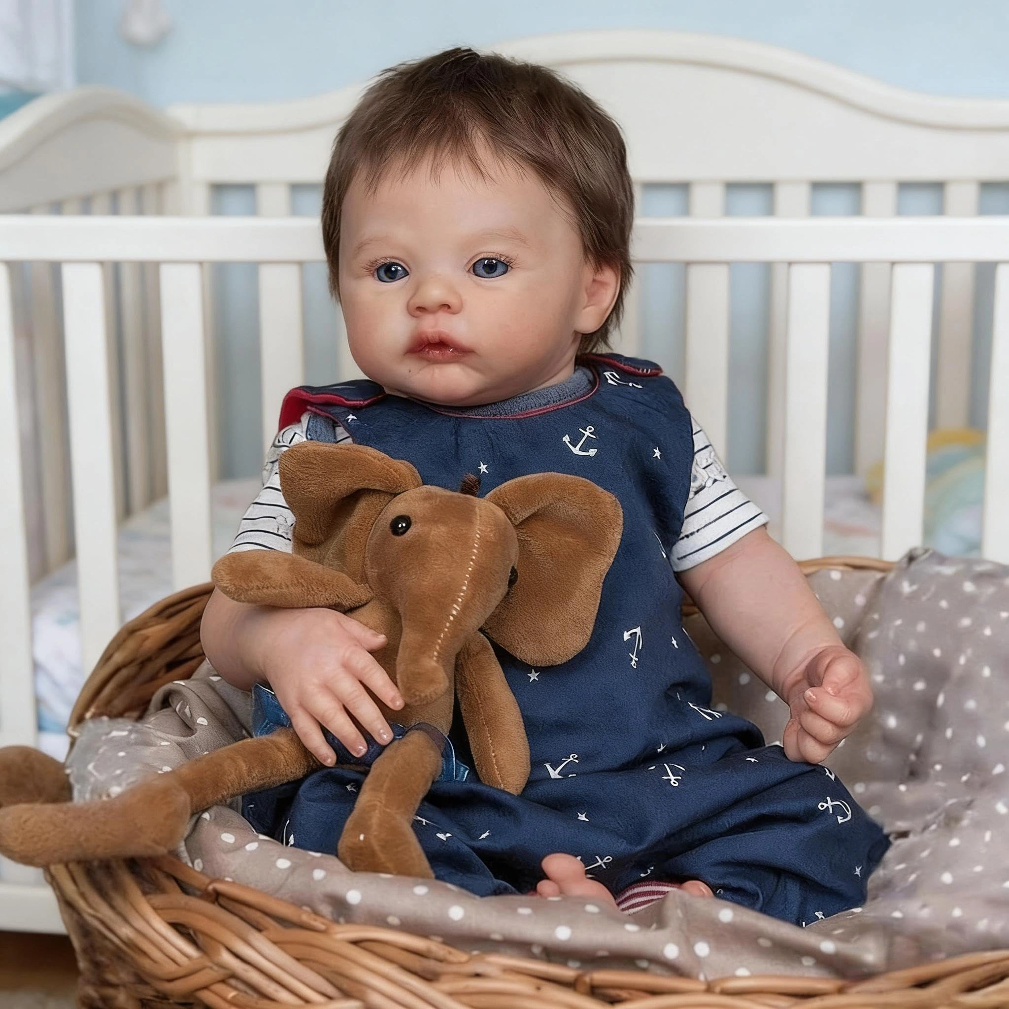 RXDOLL Reborn Baby Doll - 19 Inch Silicone Girl Ages 3+