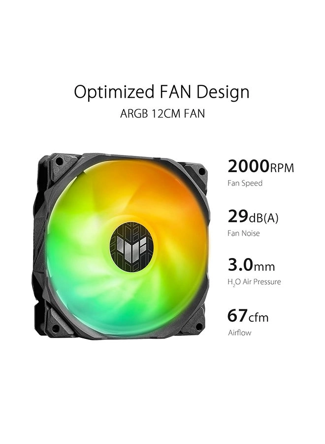 TUF Gaming LC II 360 ARGB - 3 fan(s) 120mm