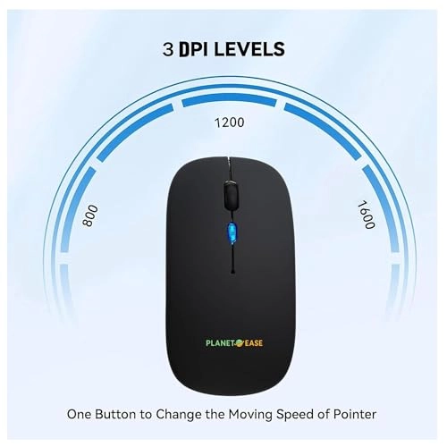 Mouse - Wireless, 2.4GHz USB, Plug and Play