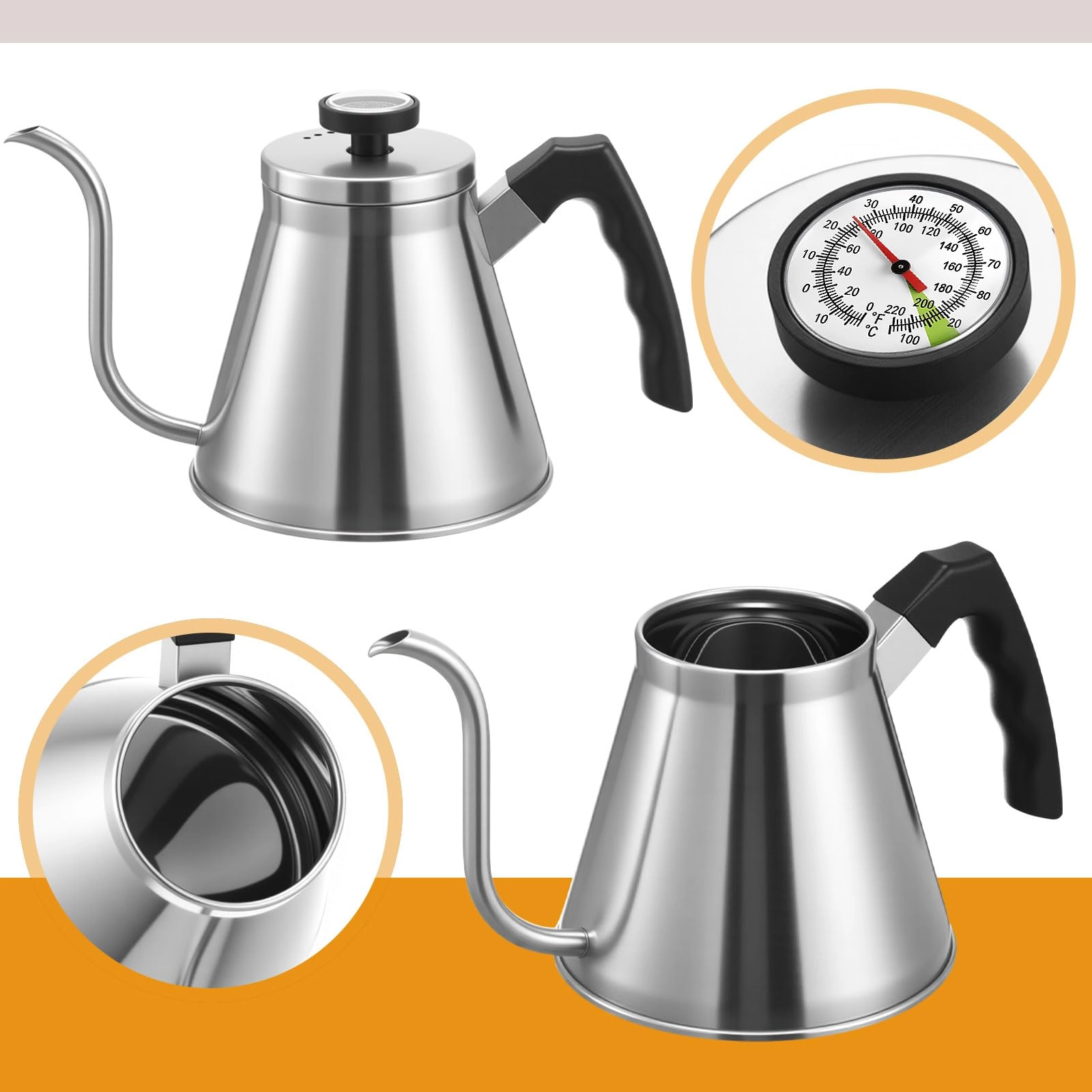 Gooseneck Kettle - 1.2L Pack