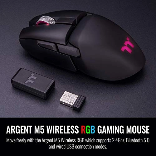 Argent M5 Wireless Gaming Mouse - Bluetooth, USB