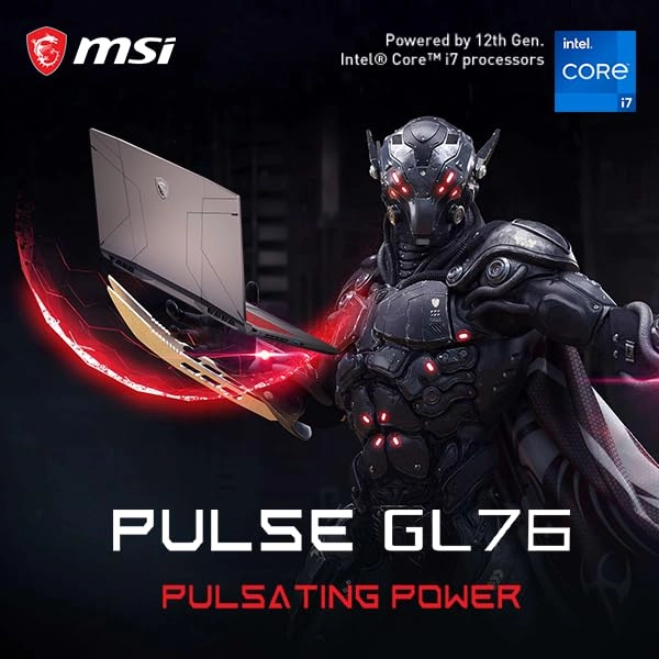Pulse GL76 12UGK-258 - 17.3'' Core i7 16GB DDR4 1TB NVMe SSD