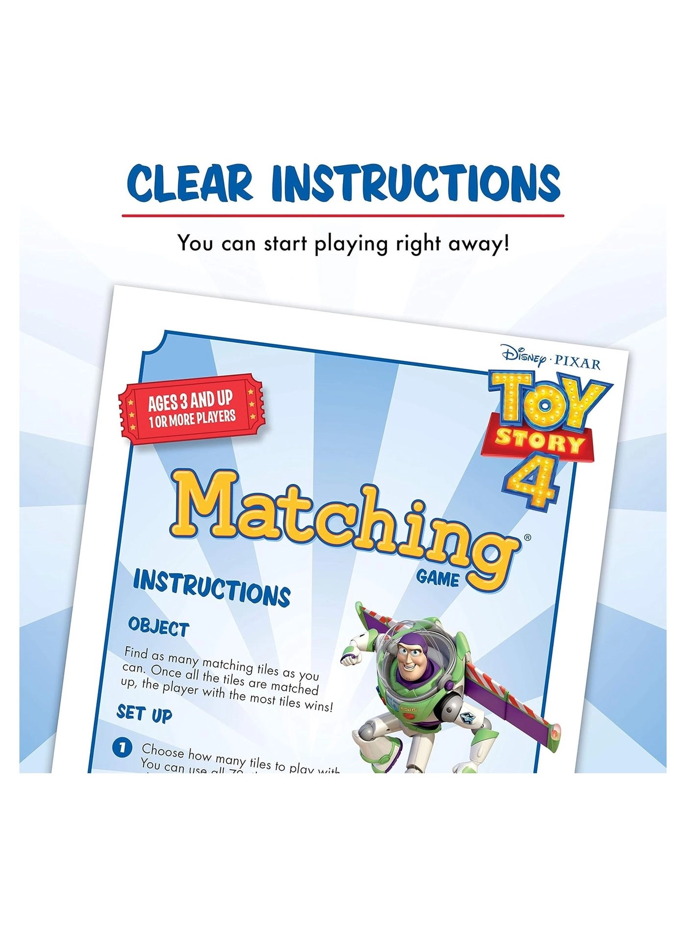 Toy Story 4 Matching Game - 3-5