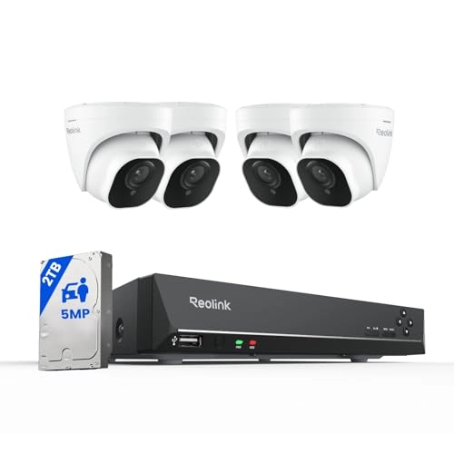 8CH 5MP PoE Home Security Camera System
