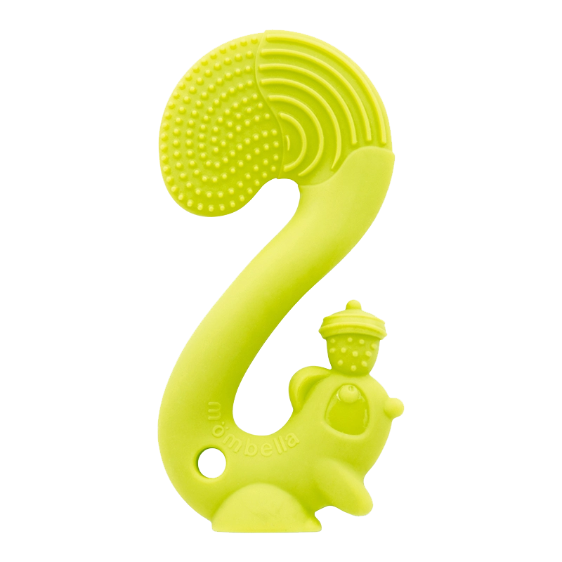 Squirrel Baby Teether Toy - silicone