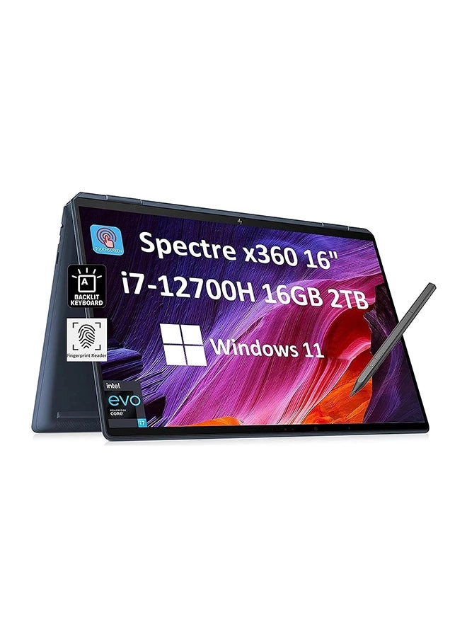 Spectre x360 16-f1176ng - 16'' Core i7-12700H 16GB DDR4 2000GB SSD