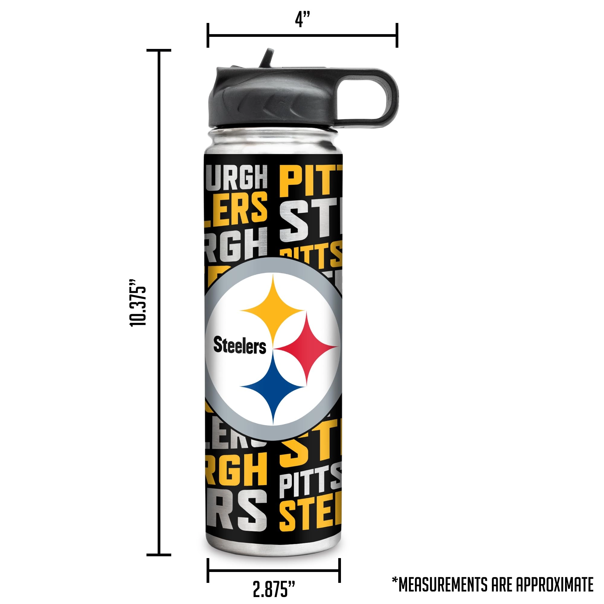 Stainless Steel NFL Football Tumbler - 650ml