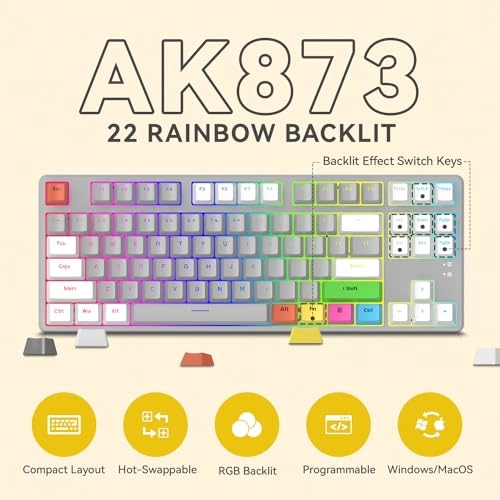 AK873 - 75% TKL Wired