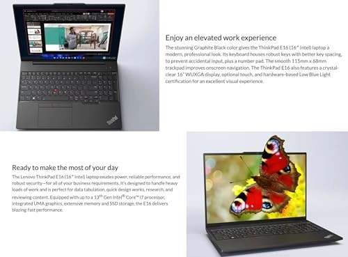 ThinkPad E16 Gen 1 - 16'' i7-1355U 16GB DDR4 1TB SSD