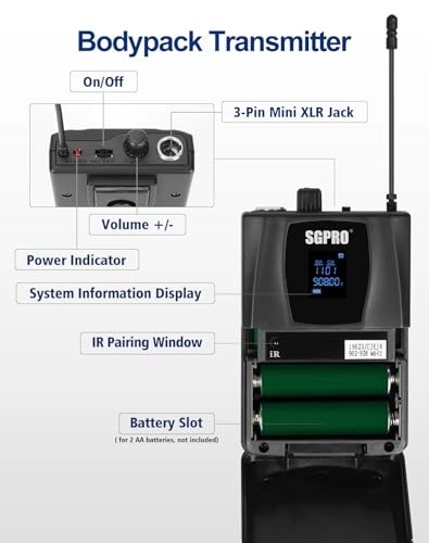 D-332HB - 4 microphones UHF