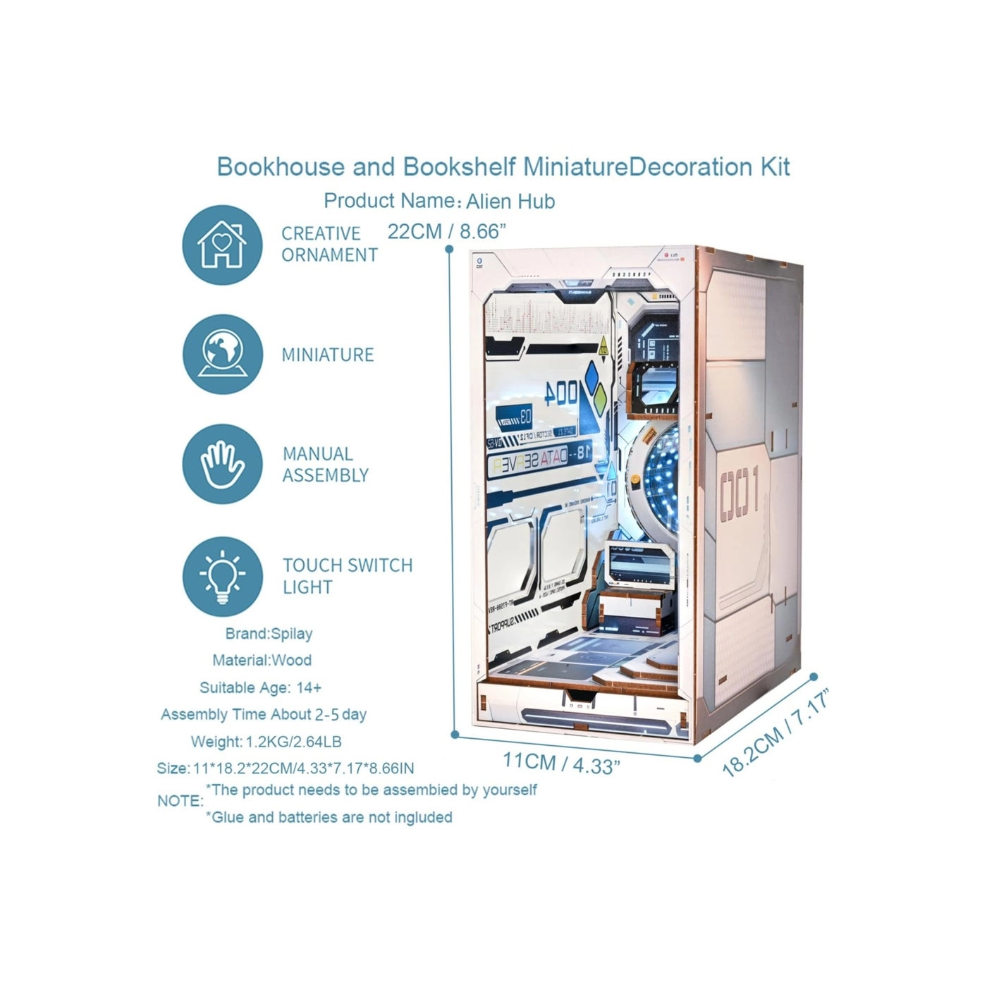 Book Nook Kit - Painter's Day at Dusk