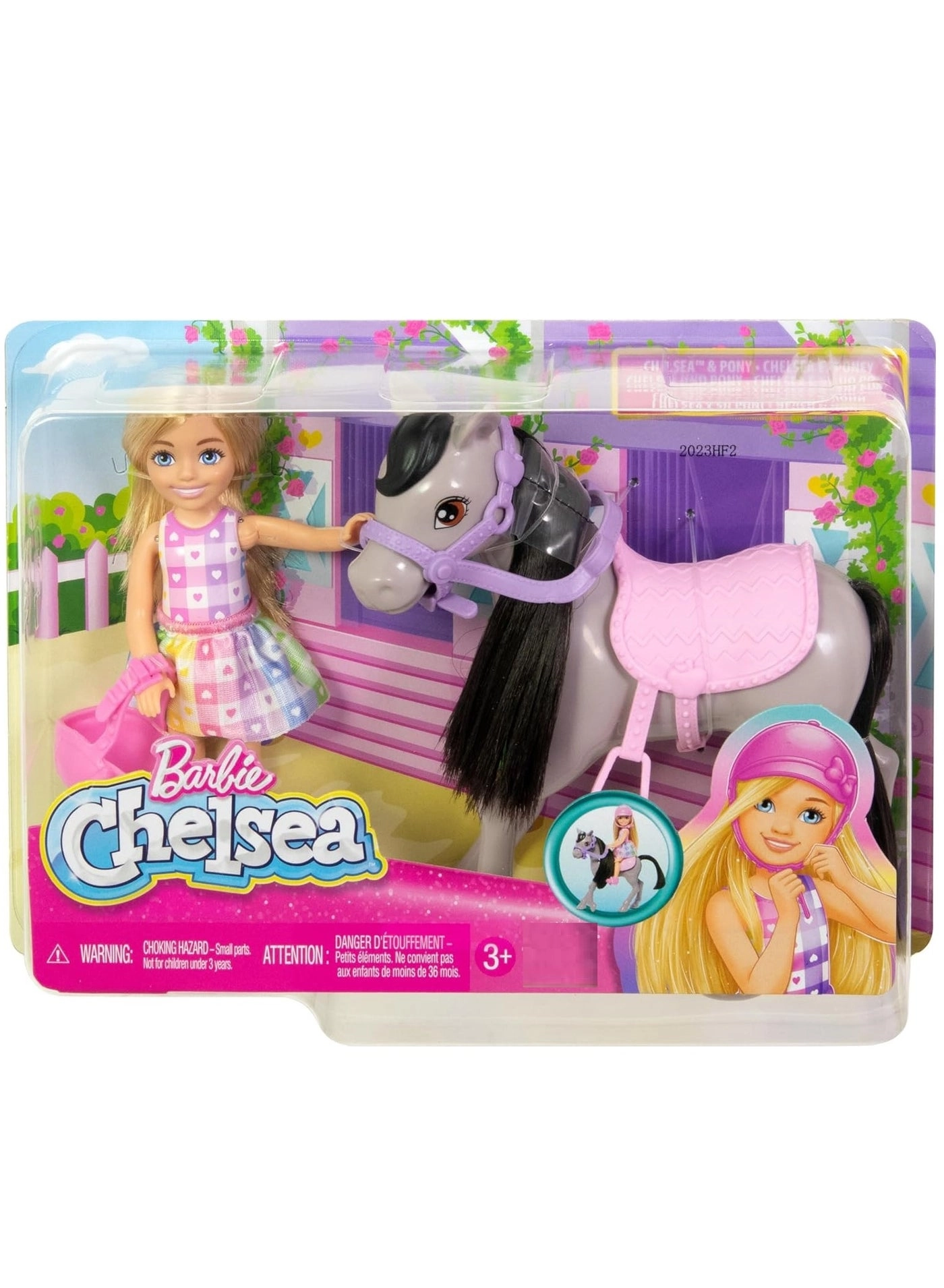 Chelsea Doll - Blonde + Pony - Pink Saddle
