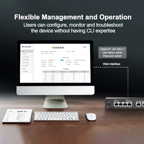 4*2.5G,2*10G RJ45 Managed 6-Ports