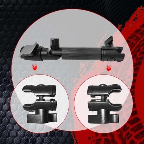 60mm to 10mm Mounting Arm - Carbon fiber Compatible with 20mm ball mount bases