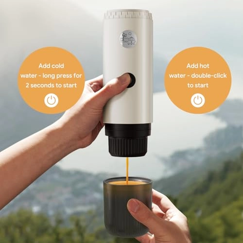 Portable Coffee Maker - powder capsules