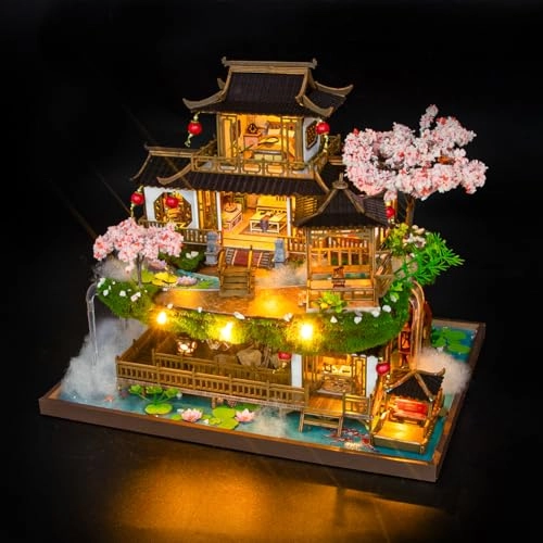 3D Wooden Puzzle Bookshelf Insert - Library of Books 1:24